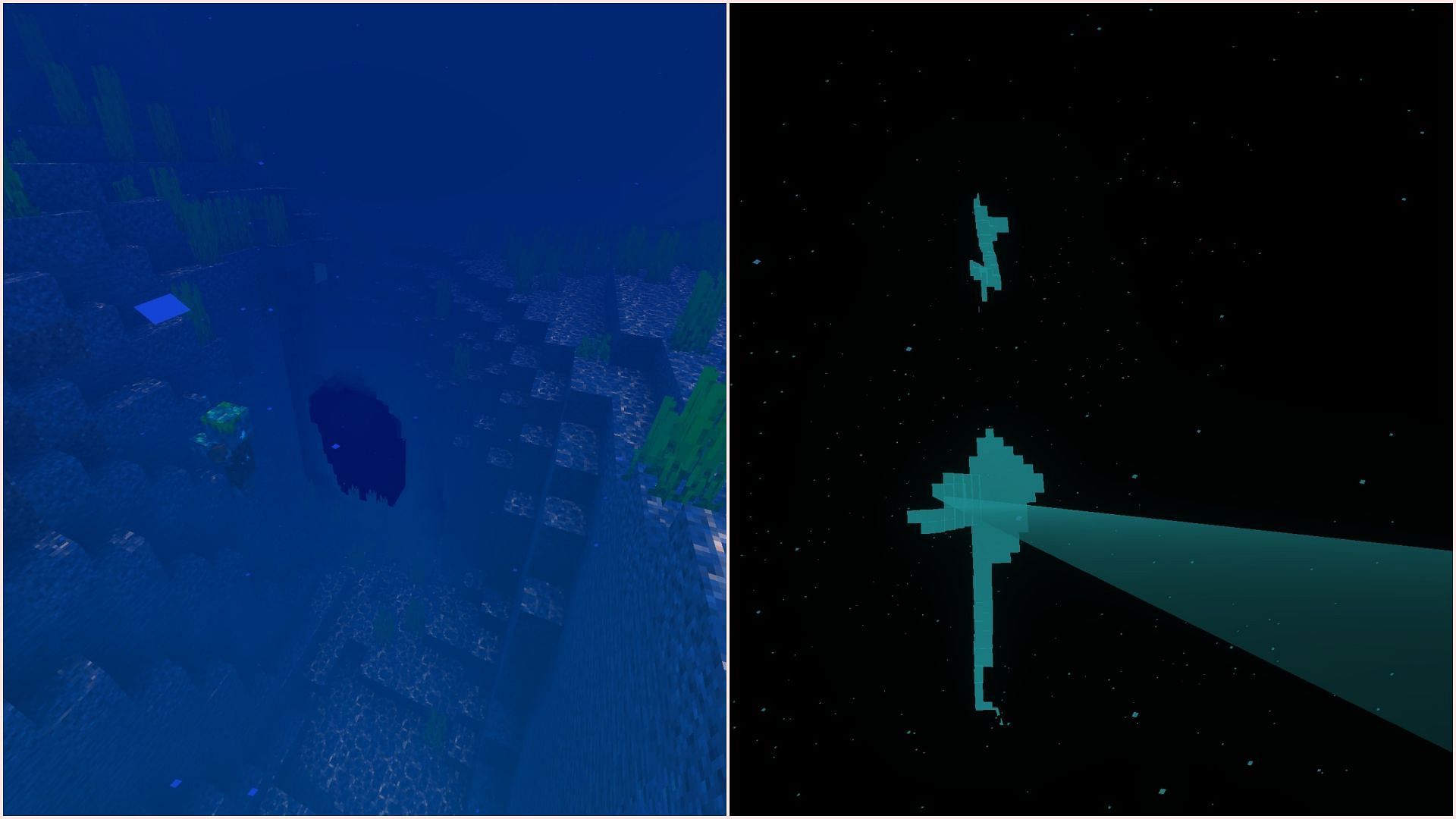 Underwater fog needs a major fix in Vibrant Visuals (Image via Sportskeeda Gaming || Mojang Studios)